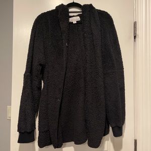 Vintage Havana Black Teddy Bear Coat